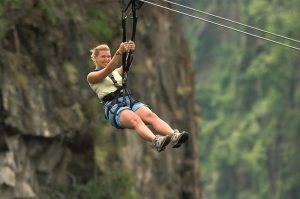 lady-doing-zipline-victoria-falls-zimbabwe