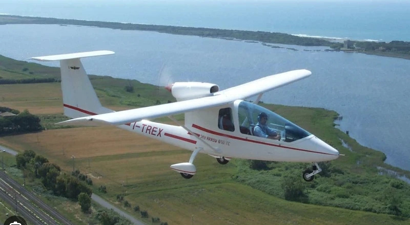 Skyarrow microlight plane with high-wing configuration